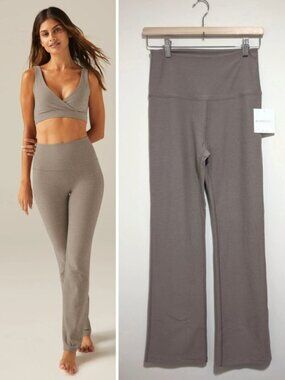 Beyond Yoga | Spacedye Practice High Waisted Bootcut Pant In Oyster